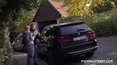 A horny thief is punished with a hard cock