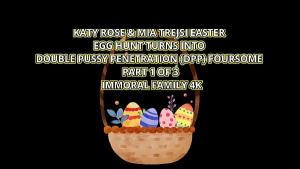 Easter Bunny Sluts Katy And Mia Get Cunts Stuffed In Taboo Egg Hunt!
