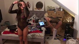 hot sexy tight pussy teen angels house party fun with lots of mess around on a try on haul day for lingerie and miniskirts along with tiny thongs and underwear