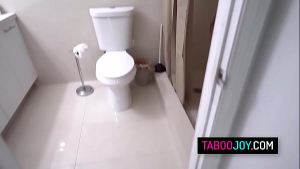 Sexy teen stepdaughter Mia Martinez seduce her stepdad and lead him to her bedroom