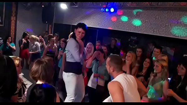Tons of blonde ladies sucking weenies and being fingered at group sex