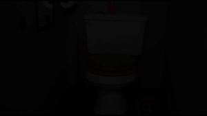 Alexa Drapes Her Pink Panties On The Cock Poking Through The Toilet Wall