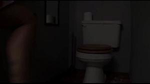 Alexa Jordan Loves To Suck Cock Through A Gloryhole In The Toilet Wall