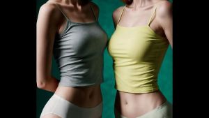 Blindfolded Russian Lingerie Models