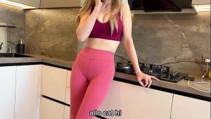 Busty Mom Of A Friend Lured Me To Herself And Brazenly Fucked Me – Russian Amateur With Conversations And English Subtitles