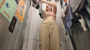Changing Room Secrets – Blonde Tries Naughty Outfits On Camera. Changing Room Fantasy – Big Booty Blonde in Naughty clothes, Hidden Camera