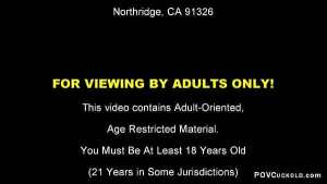 Cuckold POV hot wife creampie eating sissy gets seduced by new step daughter into becoming her cuckold and making her watch her fuck her lover and you suck out the creampies in chastity femdom facesitting too