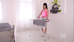 Fingered and Fucked – Teen Gets Horny Doing House Chores