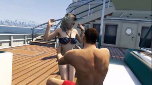 GTA 5 &#8211; Cutie Bikini Babe gets Fucked on Yacht