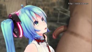 Hatsune Miku Sucking Dick For The First Time – MMD by PoorFishRX