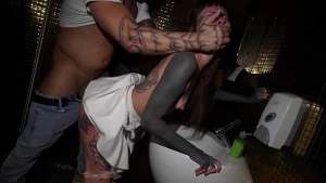 I WANTED HIM SO MUCH THAT I HAD TO SATISFY HIM IN THE TOILET OF A NIGHTCLUB