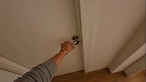 I WON’T EVEN LET HER PEE IN PEACE!!