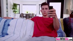 Mutual masturbation with Asian teen stepsis leads to hardcore sex