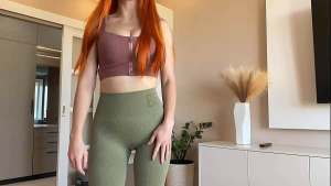 My Friend’s Red-haired StepMom Seduced Me and Fucked Me – Russian Amateur with Conversation