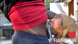 My Girlfriend’s best friend came to my House to give me the sloppiest blowjob of my life