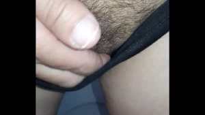 Pregnand in public toilet