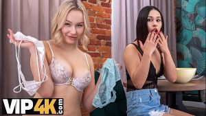 RIM4K. Russian lesbians with firm natural tits are having fun licking each other’s pussies and asses