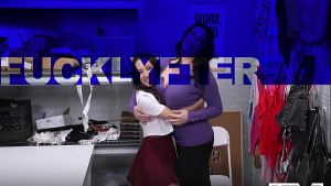 Shoplifting Teen Freya and Stepmom Ivy Fuck Their Way Out of Trouble!