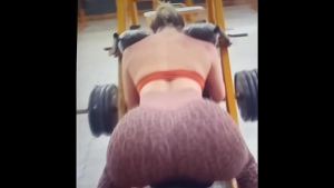 That’s my bitch, she always at the gym getting better butt and unique