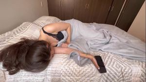 We always end up playing tag with my best friend in the master bed.