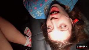 WOW! Christmas Miracle!- In Christmas Real Fan Fuck Pornstar in Car – POV – Michael Frost and MihaNika69