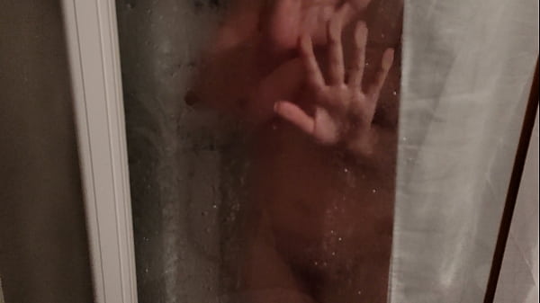 Caught my stepsister in shower. She let me watch on she’s busty body