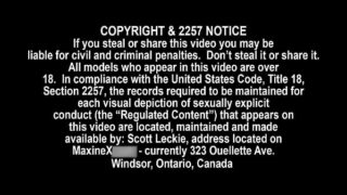 Kinky Maxine X Squirts Buckets Of Pussy Juice In The Shower!