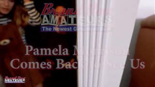 Skinny Big Titted Pamela Morrison Gypsy Pokes Her Pussy And Gives A Wet Bj!