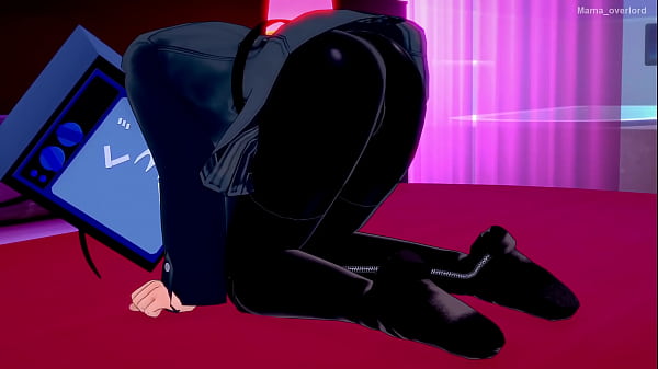 Tv Woman se divierte jugando en el hotel del amor