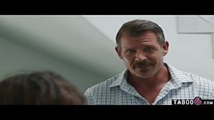 Guidance counselor pervs on hot college teen Leana Lovings