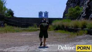 Hot stud gets seduced in a cave