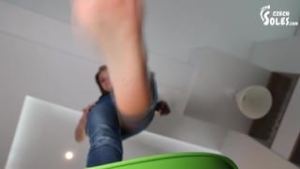 Megan’s long toes and sexy feet compilation (czech feet, foot model, sexy soles, foot goddess, toes)