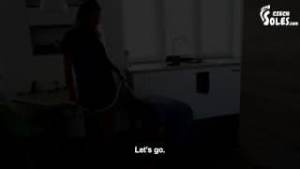 Princess and her foot slave for fun (femdom, choking, shoe worship, foot worship, bratty feet, toes)