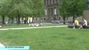 Slim teen martina shows her sexy body in public