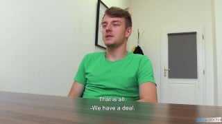 BigStr – Brunet Dude Needs Plenty Of Money To Help His Family & Agrees To Have His Ass Fucked For It