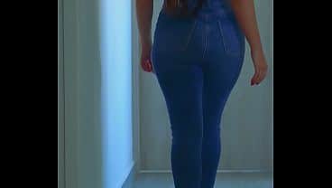 Couldn’t Stop Playing with My Tanned Latina Booty (Close-Up)