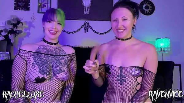 Goth PAWGs Share Puke