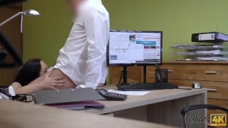 LOAN4K. Twenty-cutie Kristy Black sells pussy