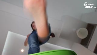 Megan’s long toes and sexy feet compilation (czech feet, foot model, sexy soles, foot goddess, toes)