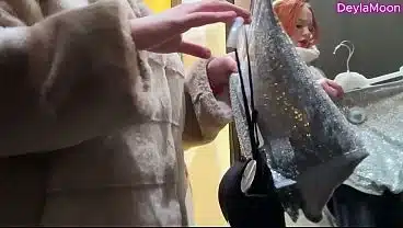 Real Public Risky Sex in the Fitting Room