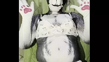 太ったハスキー かわいいランジェリー(ゲイ)