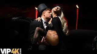 BUFU XXX. Blonde sexy witch is penetrated so deeply so she flew away