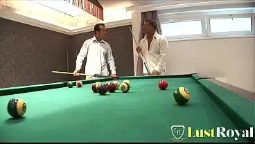 Busty stepmommy loves two cocks up her ass