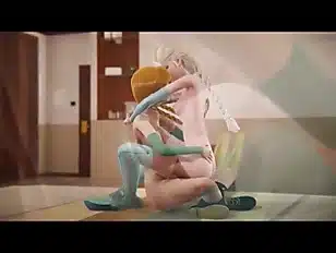 Futa Frozen Elsa gets creampied by Anna 3D Porn