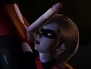Futa Incredibles Violet gets creampied by Helen Parr 3D Porn