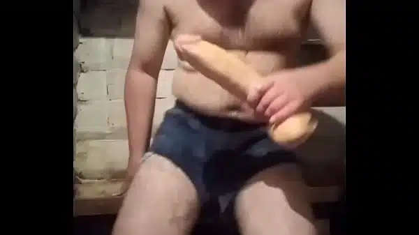 Gay amateur from Russia tests his thick juicy ass for strength with anal sex with a huge dick! His assholes are flowing with pleasure!