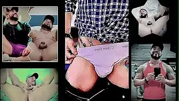 Heterosexual macho de CDMX hace porno gay siendo humillado y exhibido usando jaula de castidad en su pito chico