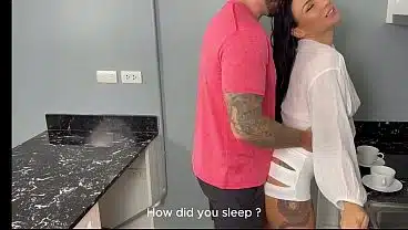 Morning Fuck in the Kitchen Table — No Time for Coffee