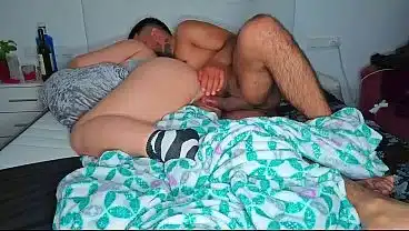 My stepbrother greets me in the morning by fucking me very hard while my wet orgasms soak my bed – family therapy