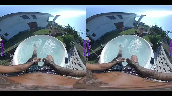 Orgasm in the Jacuzzi